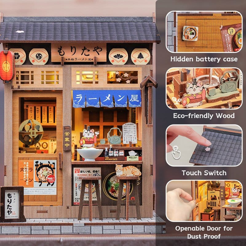 Morita-Ya - DIY Miniature House Kit cu LED [3]
