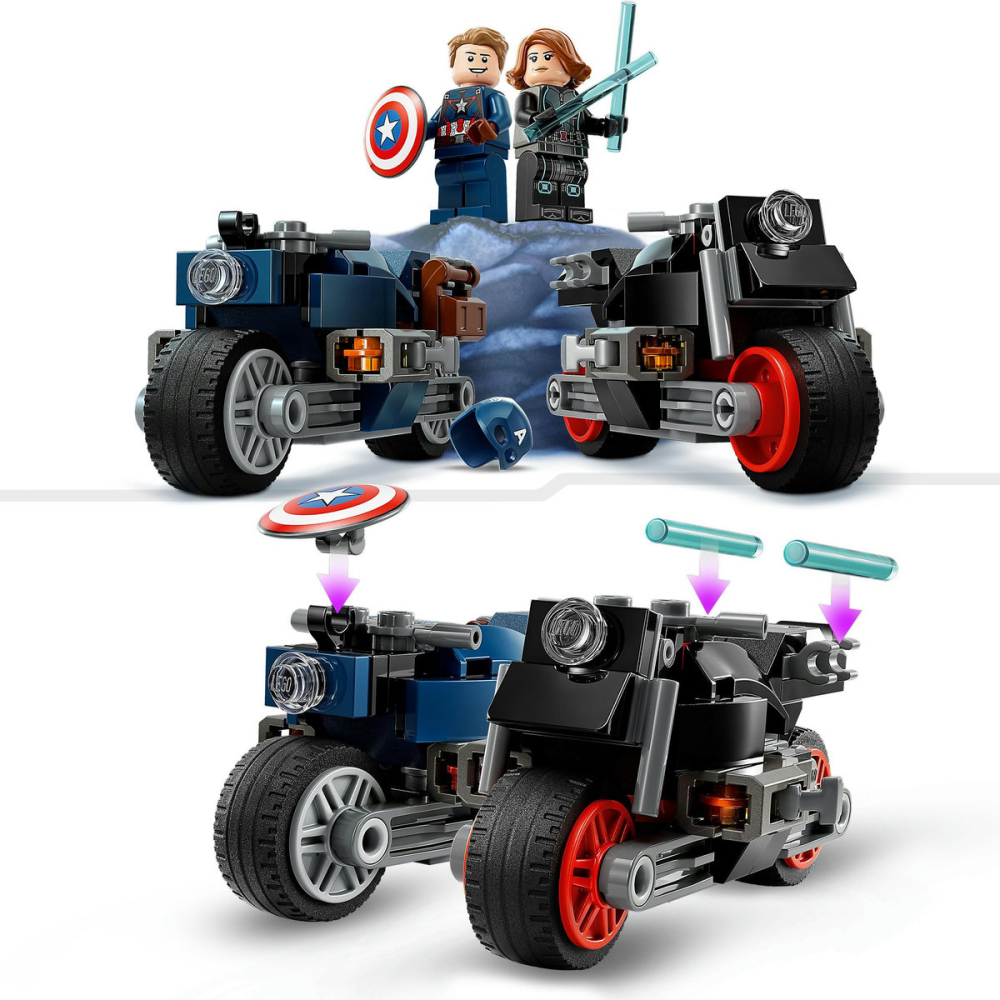 Motocicletele lui Black Widow si Captain America [8]