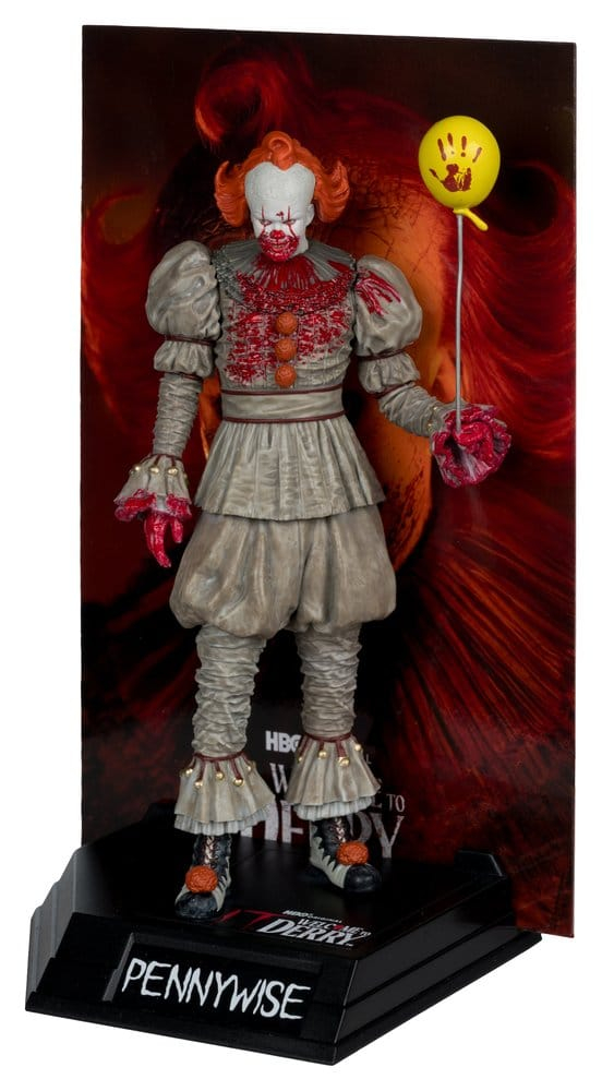 Movie Maniacs IT: Welcome to Derry Pennywise Bloody Figurina 16 cm [3]