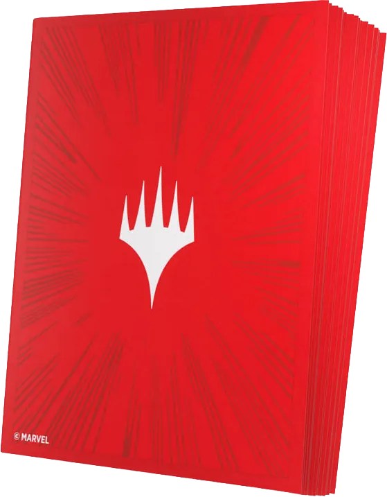 MTG Premium Double Sleeving Pack Red (105) Standard Size [2]