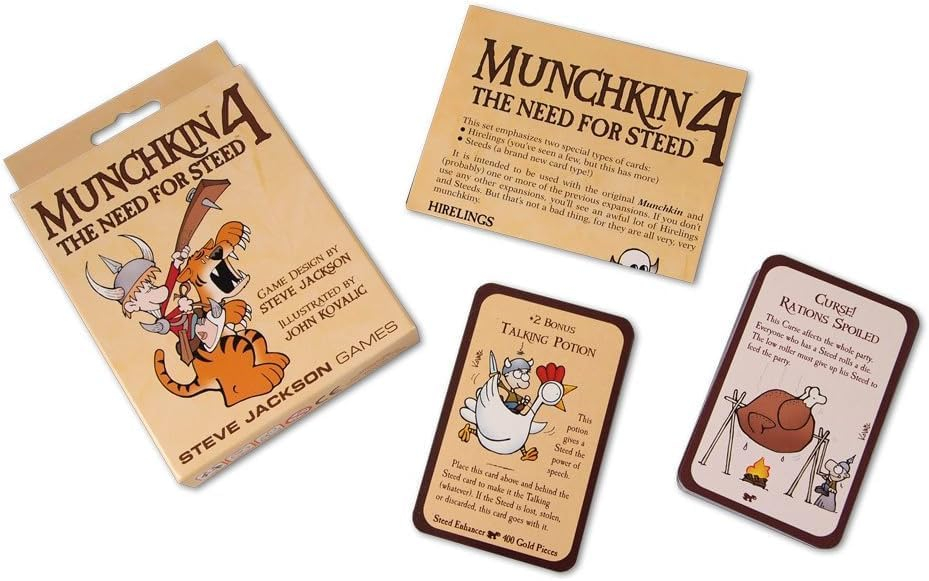Munchkin 4 The Need for Steed Expansion pentru Munchkin [2]