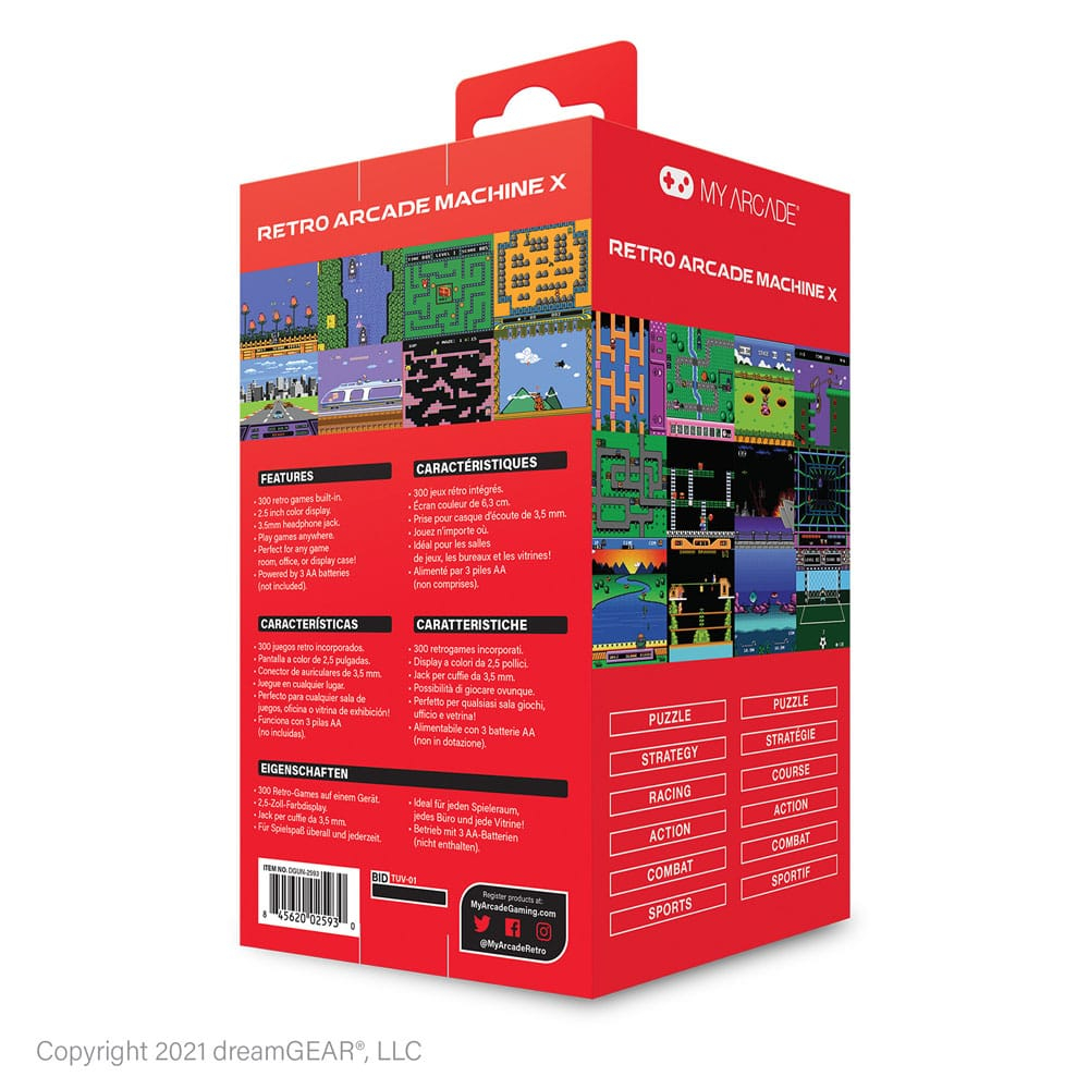 My Arcade Portable Gaming System Retro Arcade Machine X cu 300 jocuri [4]