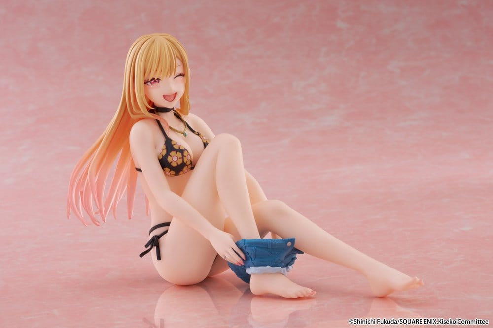 My Dress-Up Darling Desktop Cute PVC Figure Marin Kitagawa (Measured Swimsuit Ver.) Reissue 13 cm [11]