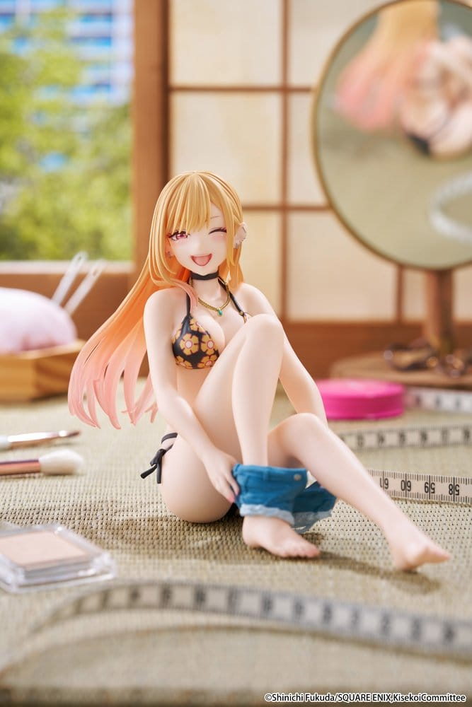 My Dress-Up Darling Desktop Cute PVC Figure Marin Kitagawa (Measured Swimsuit Ver.) Reissue 13 cm [1]