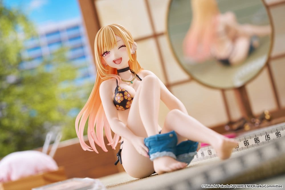 My Dress-Up Darling Desktop Cute PVC Figure Marin Kitagawa (Measured Swimsuit Ver.) Reissue 13 cm [5]