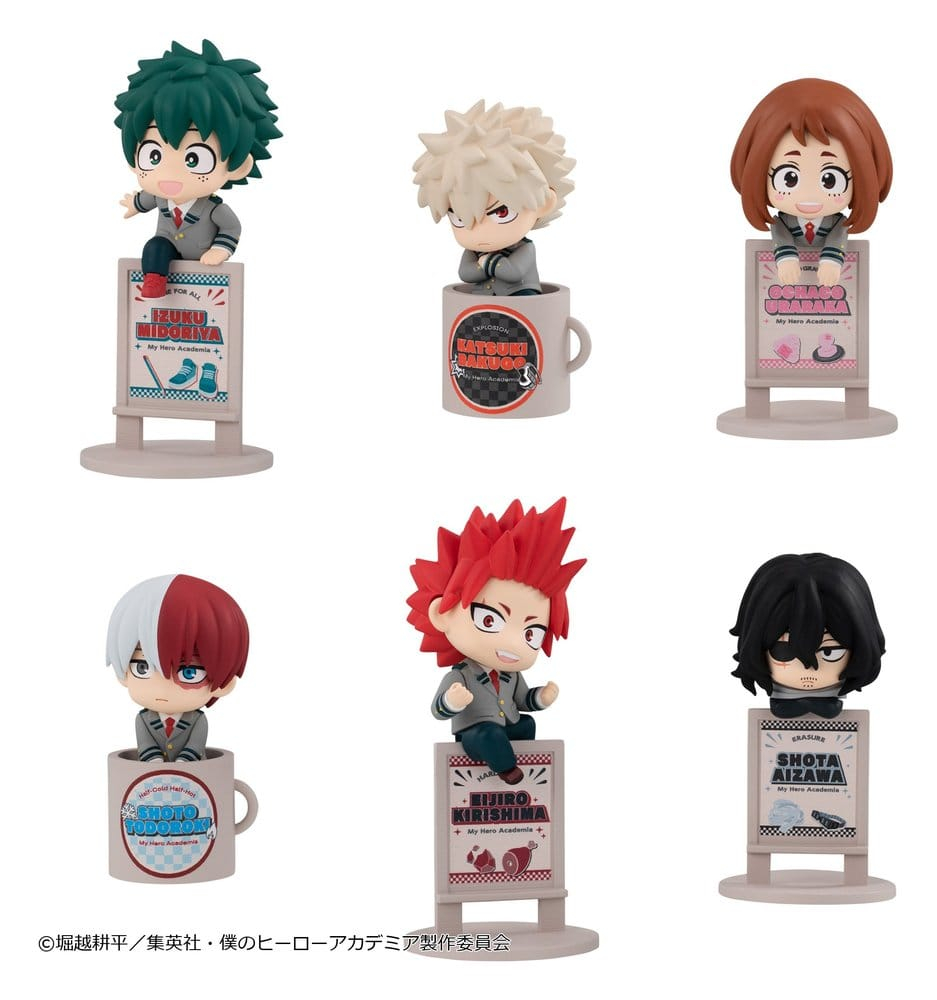 My Hero Academia Ochatomo Series Mini Figures A Little Break Tea Time 4 cm Blind Box Display (6) [15]