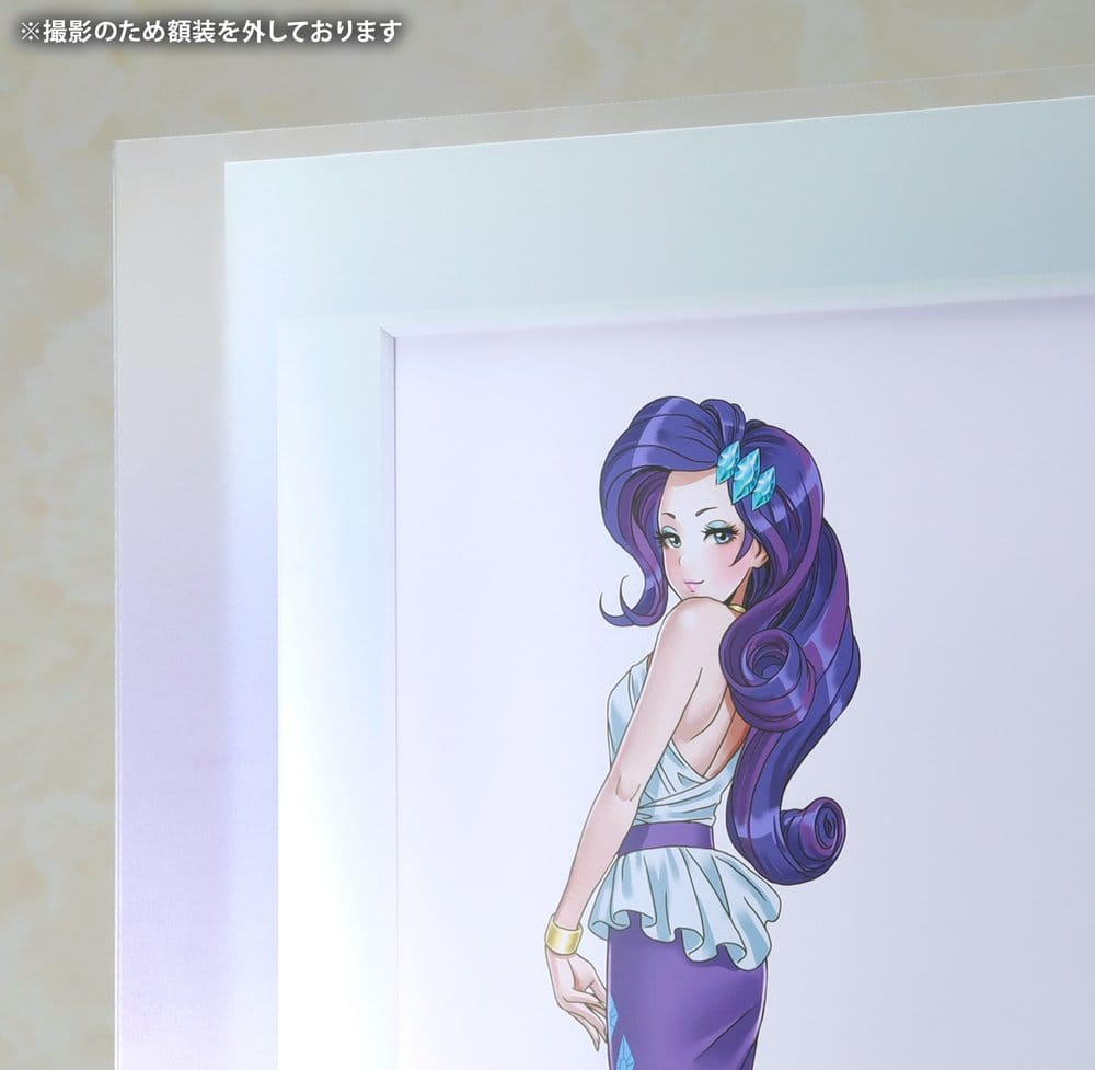 My Little Pony Chara Fine Graph Art Print Bishoujo Rarity 43 cm [2]
