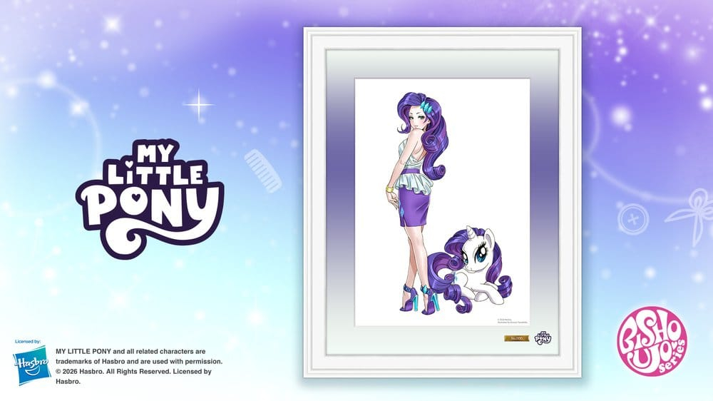 My Little Pony Chara Fine Graph Art Print Bishoujo Rarity 43 cm [5]
