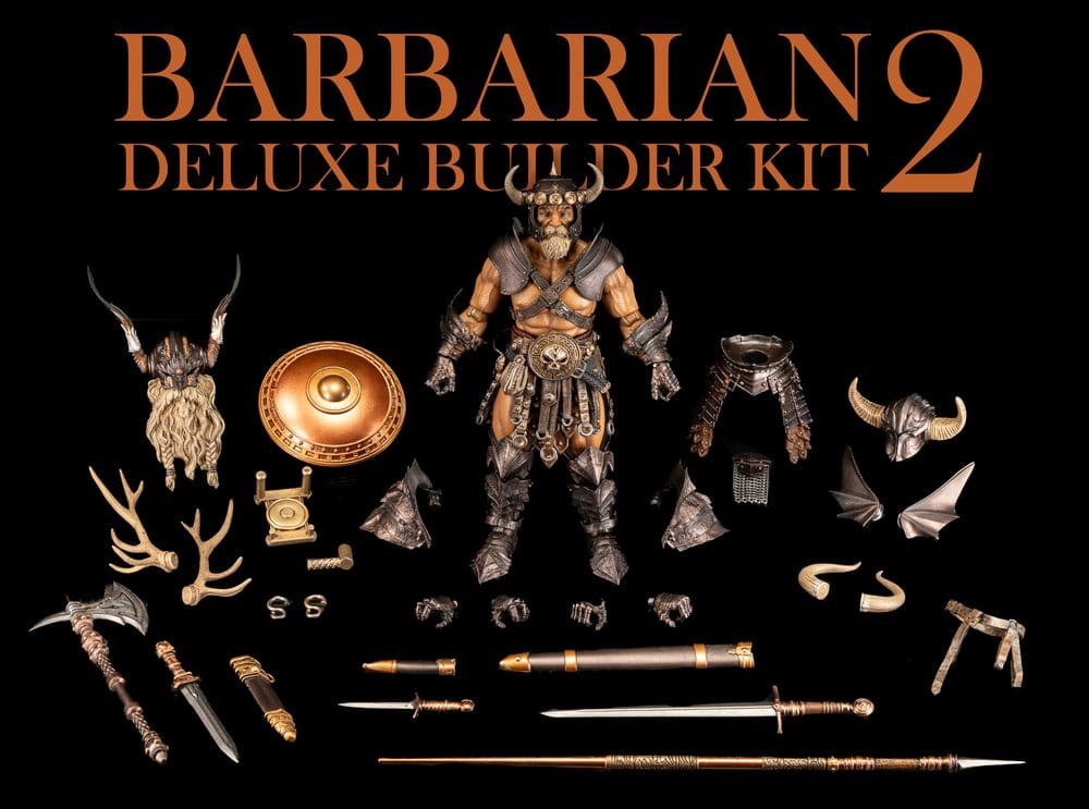Mythic Legions: Reinforcement 3 Action Figure Accessory Barbarian Builder Kit 2 Deluxe [10]