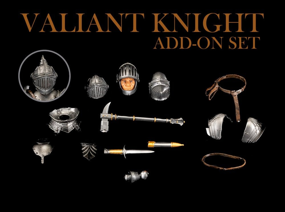 Mythic Legions: Reinforcement 3 Action Figure Accessory Valiant Knight Add-On Set [4]