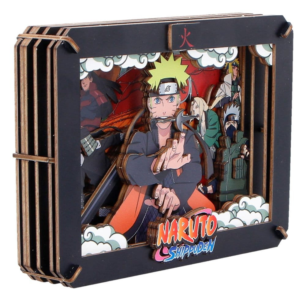Naruto Hokage Wooden Theatre Model Kit 10 cm [3]