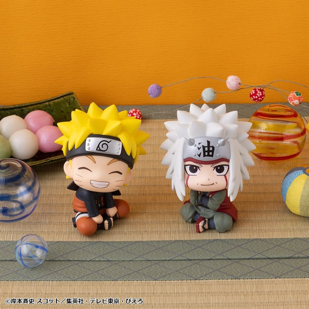 Naruto Shippuden Look Up PVC Figures 2-Pack Naruto Uzumaki Smile Ver. & Jiraiya 11 cm (with gift) [2]
