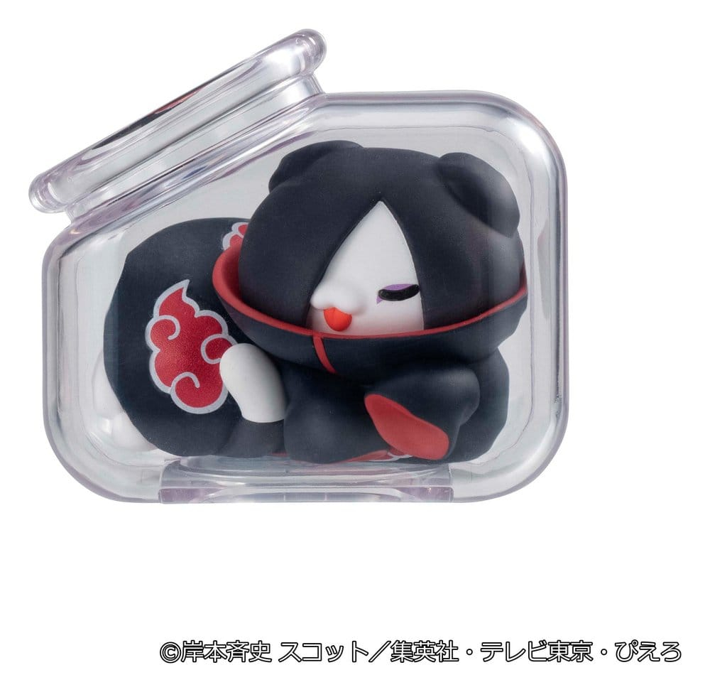 Naruto Shippuden Mega Cat Project Mini Figures Good Night Nyaruto! Gathering Akatsuki Edition Vol. 1 6 cm Blind Box Display (8) [8]