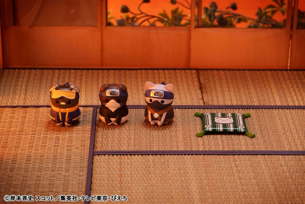 Naruto Shippuden Mega Cat Project Nyaruto! Once upon a time in Konoha village Mini Figures 3 cm Blind Box Display (8) (Repeat) [12]