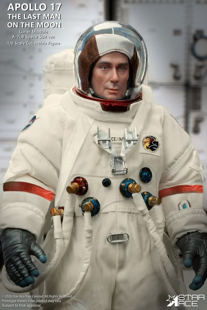 NASA Apollo 17 Action Figure 1/6 The Last Man on the Moon 30 cm [6]