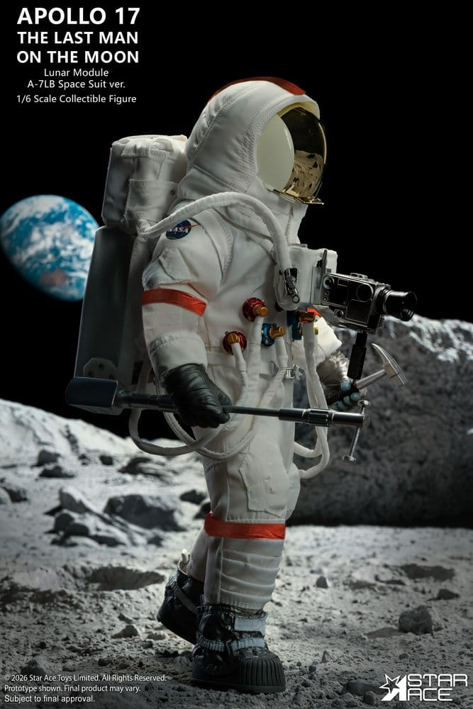 NASA Apollo 17 Action Figure 1/6 The Last Man on the Moon 30 cm [10]