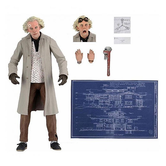 NECA Back to the Future Action Figure Ultimate Doc Brown 18 cm [2]