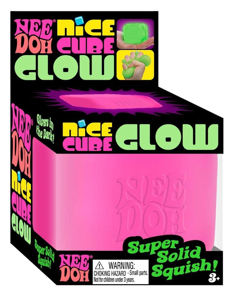 NeeDoh Squeeze Ball Nice Cube Glow (Glow in the Dark) 5 cm Display (12) [5]