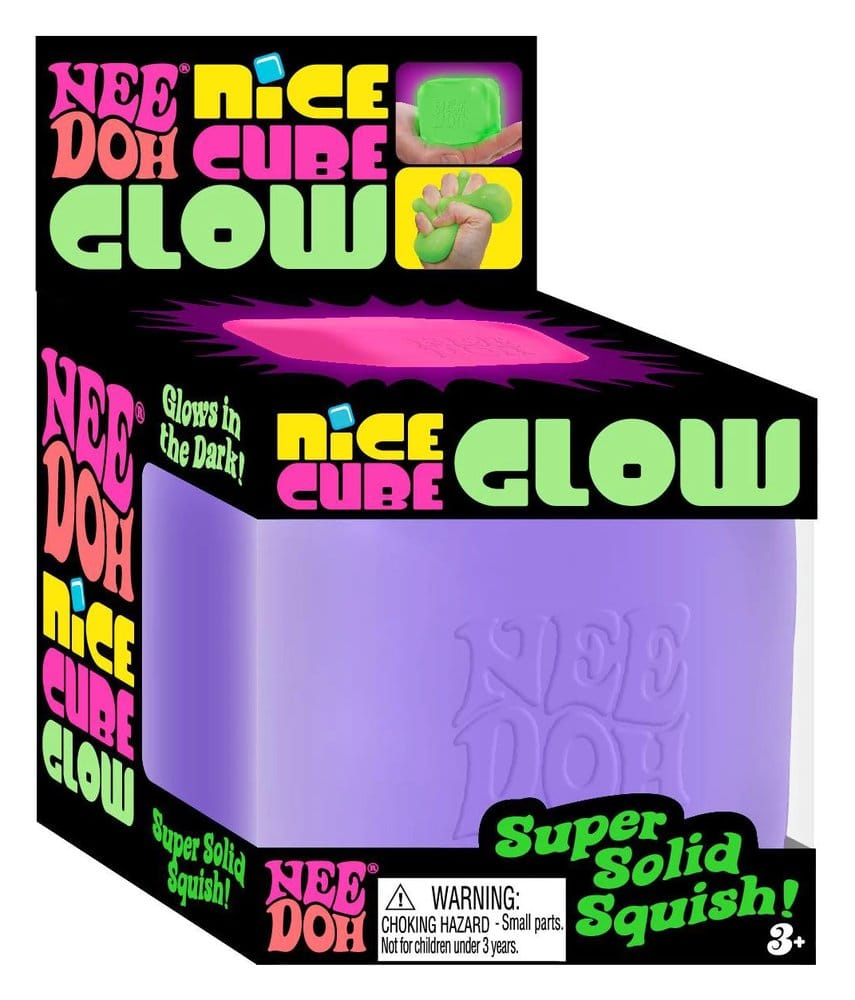 NeeDoh Squeeze Ball Nice Cube Glow (Glow in the Dark) 5 cm Display (12) [4]