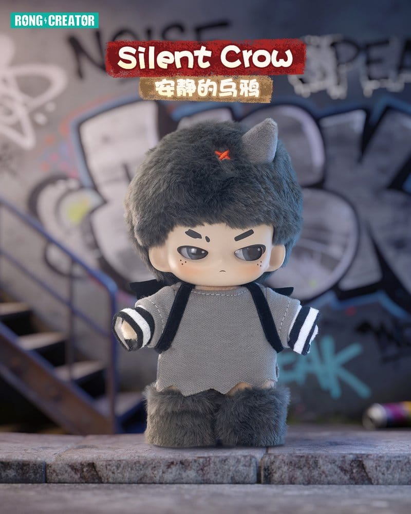 Neekyio Silent Beast Plush Keychain 15 cm Blind Box Display (6) [5]