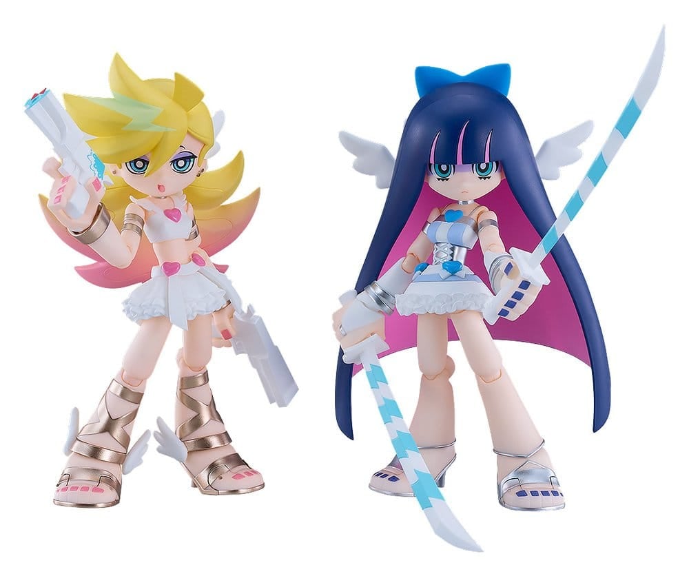 New Panty & Stocking with Garterbelt Figma Action Figures 2-Pack Panty & Stocking: Angel ver. 12 cm [7]