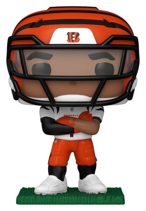 NFL POP! Vinyl Figure : Bengals- Ja'Marr Chase (clear visor) 9 cm [2]