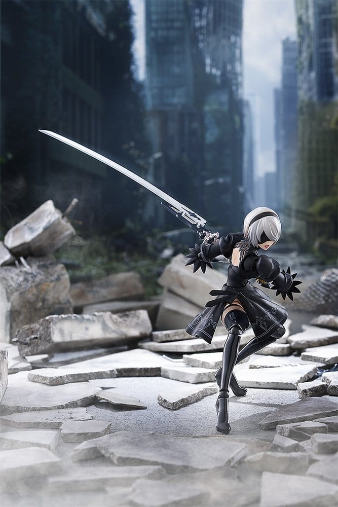 NieR:Automata Ver1.1a Figma Action Figure 2B (YoRHa No.2 Type B) 16 cm [2]
