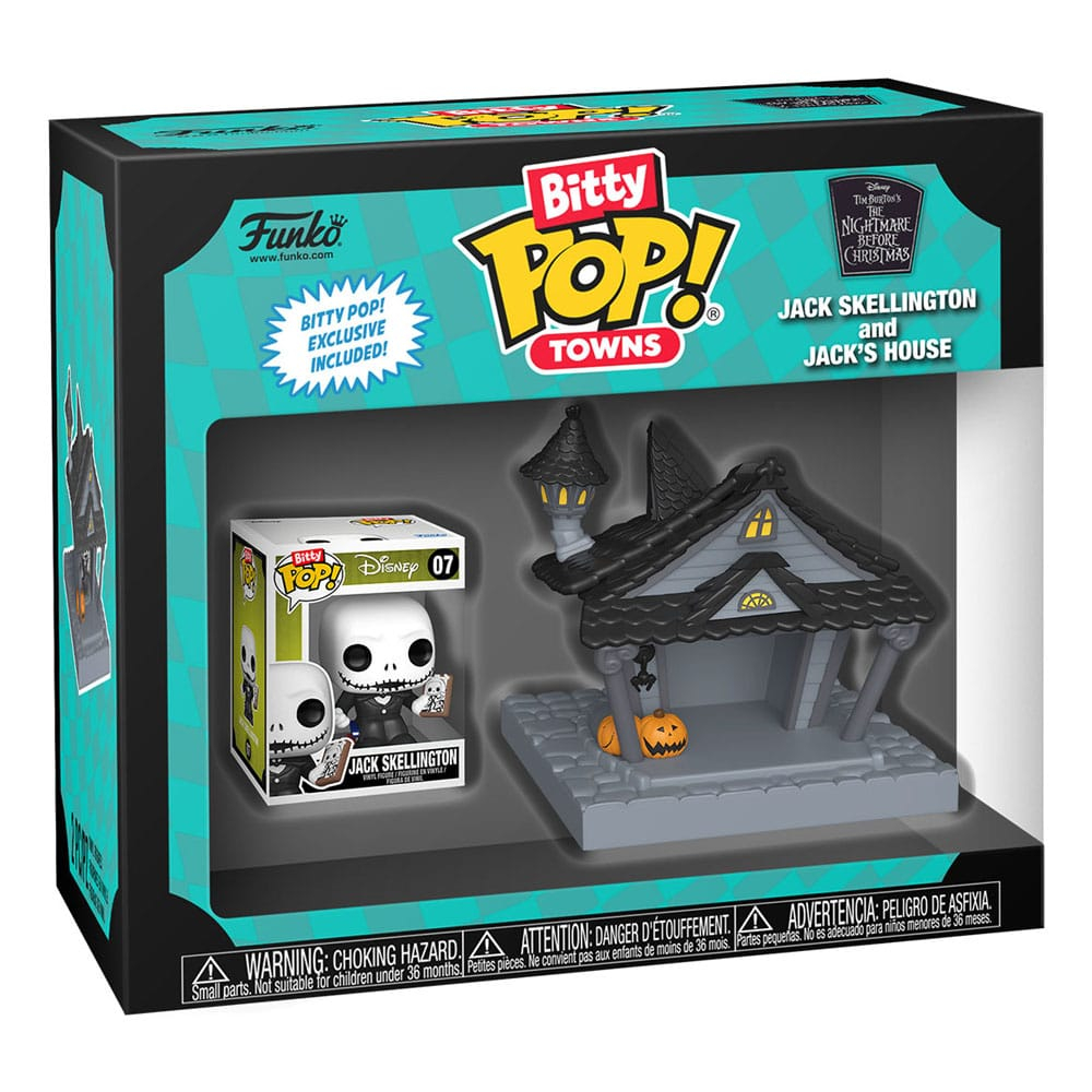 Nightmare before Christmas Bitty POP! Town Vinyl Figure Jack at Home [2]