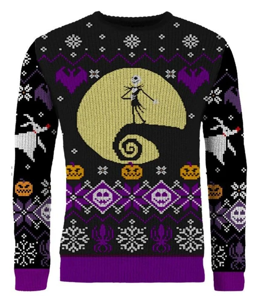 Nightmare Before Christmas Christmas Sweater 8-bit Size M [3]