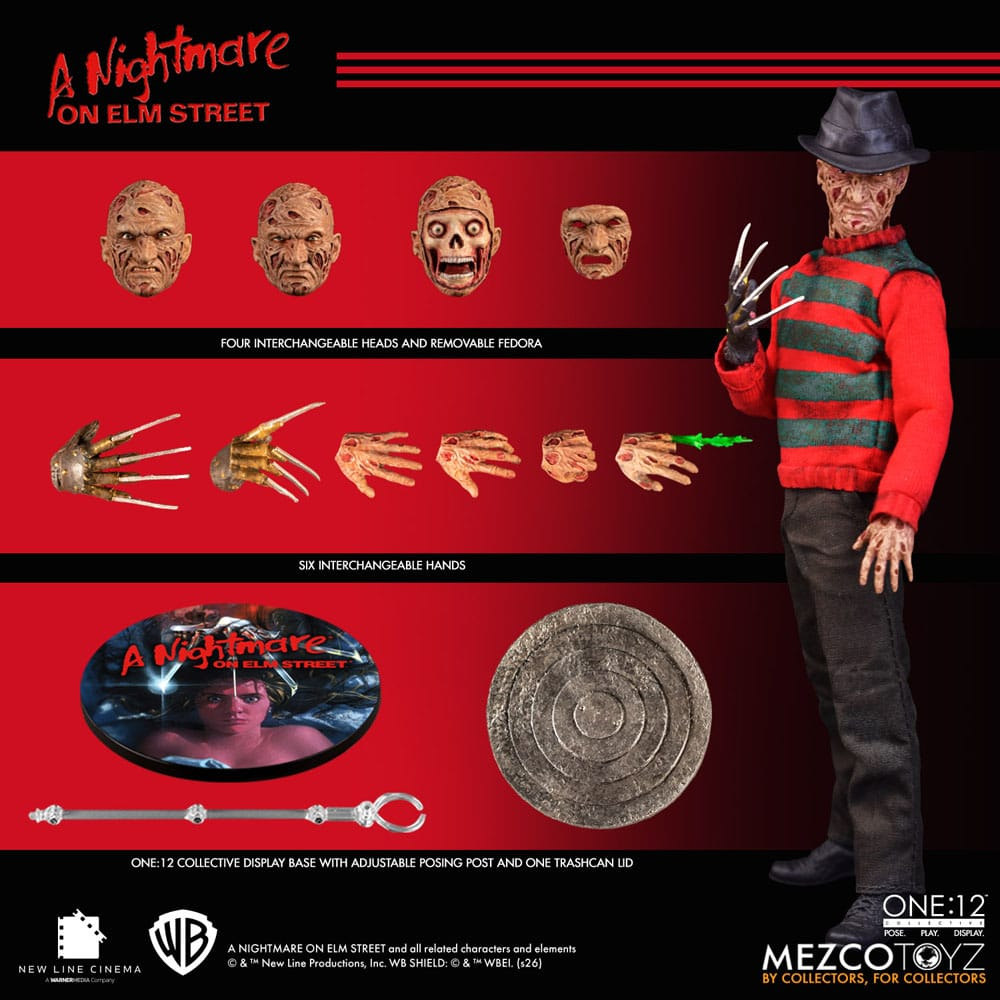 Nightmare On Elm Street Action Figure 1/12 Freddy Krueger 17 cm [15]