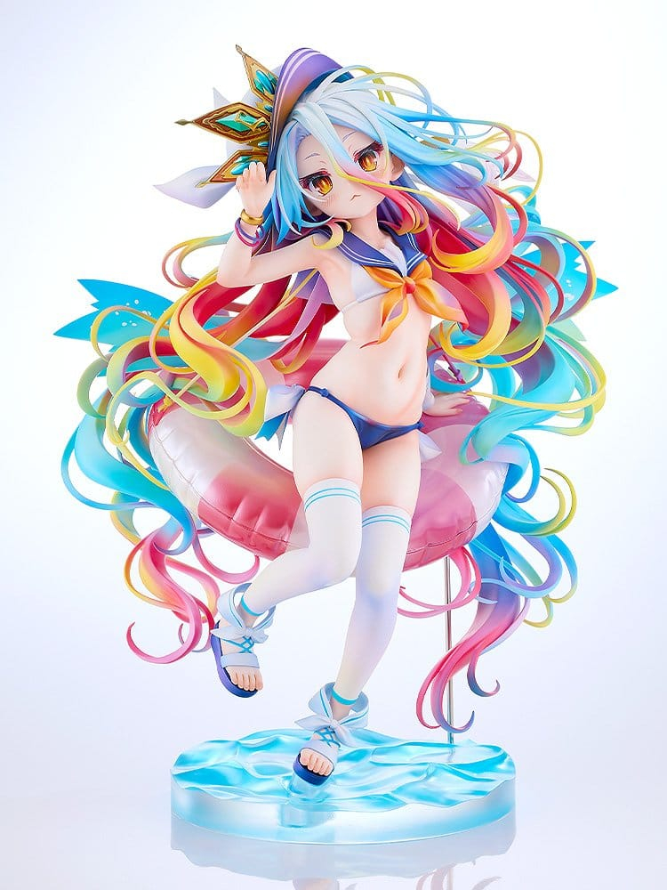 No Game No Life Statue 1/7 Shiro: Sailor-Style Swimsuit Ver. 24 cm [7]