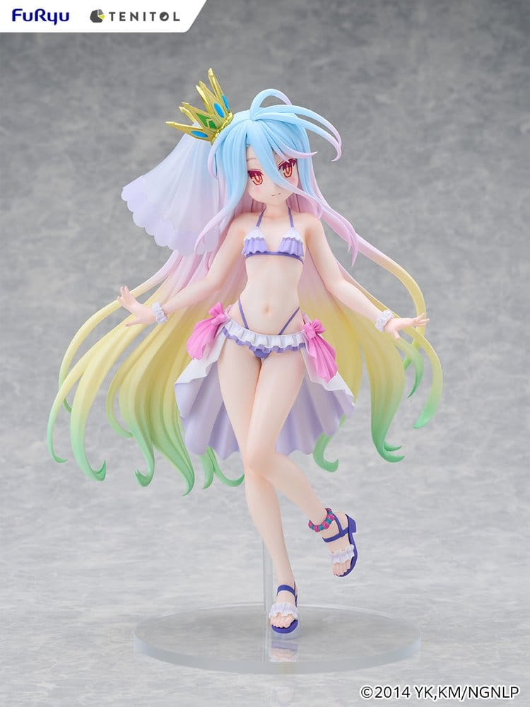 No Game No Life Tenitol Tall PVC Figure Shiro swimwear dress Ver. 29 cm [3]