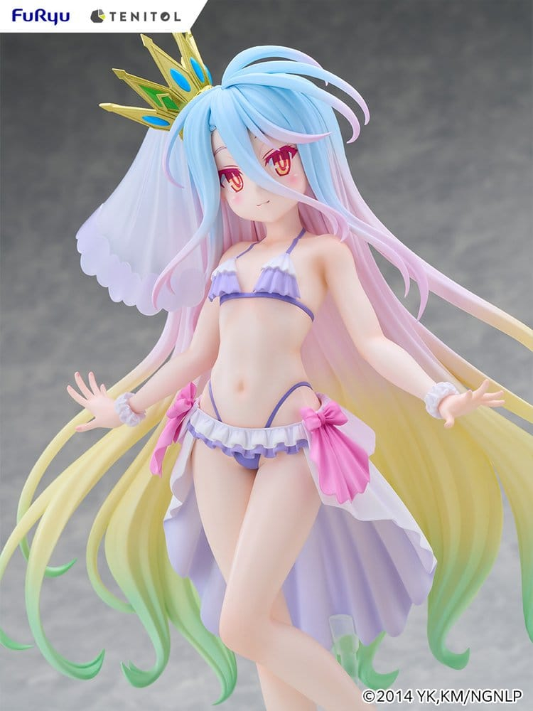 No Game No Life Tenitol Tall PVC Figure Shiro swimwear dress Ver. 29 cm [4]