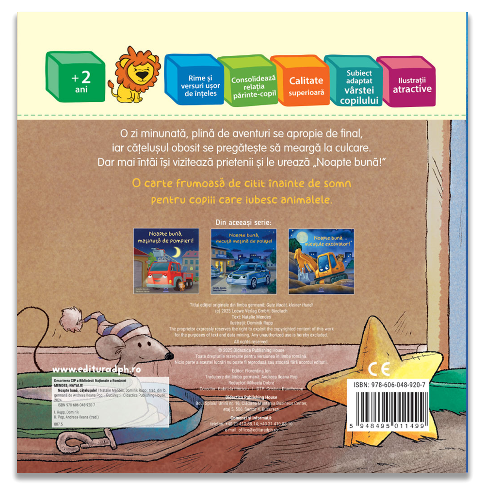 Noapte buna, catelusule! – Carte cartonata 2+ ani [2]