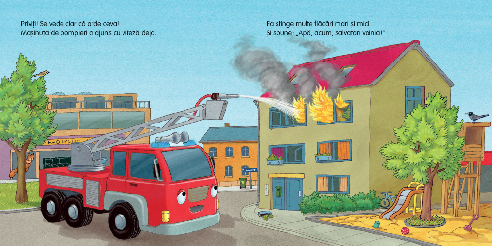 Noapte buna, masinuta de pompieri – Carte cartonata 2+ ani [2]