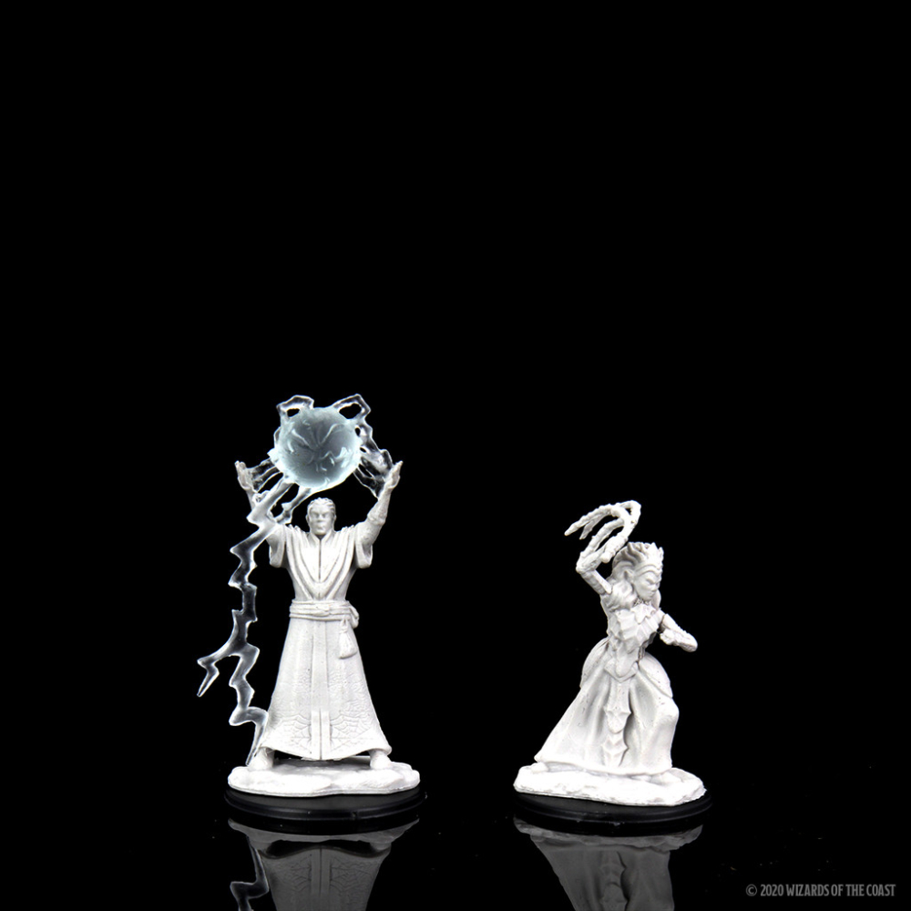 Nolzur's Marvelous Miniatures - Drow Mage & Drow Priestess [3]