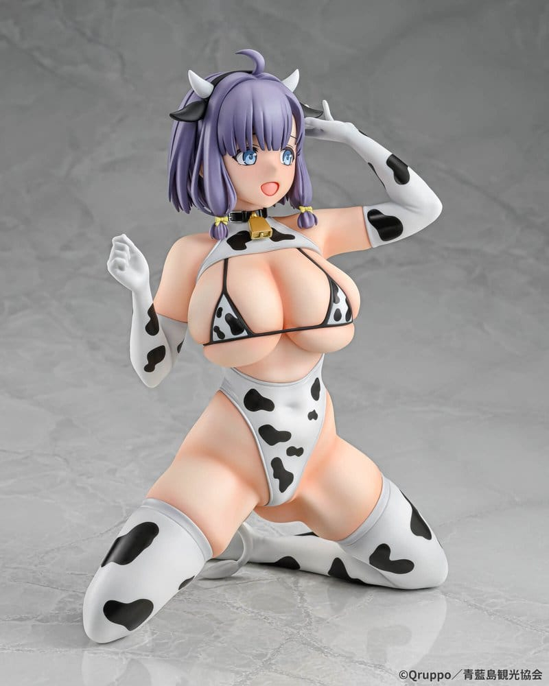 Nukitashi The Animation PVC Statue 1/5 Misaki Hotori Cow print costume 22 cm [13]
