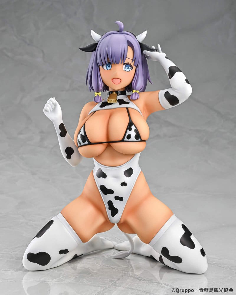 Nukitashi The Animation PVC Statue 1/5 Misaki Hotori Cow print costume Tanned Ver. 22 cm [10]