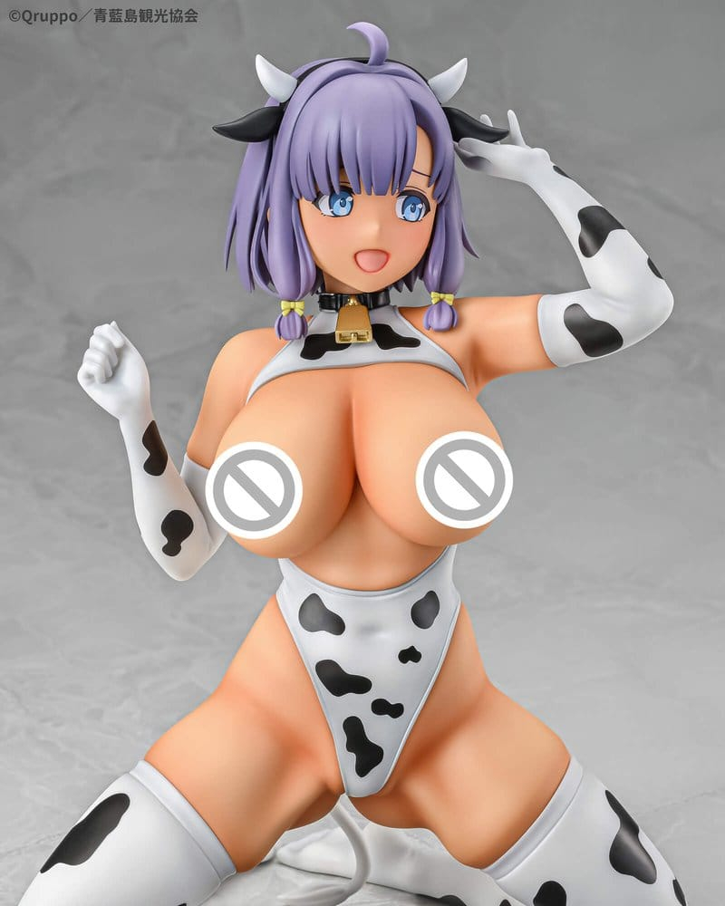 Nukitashi The Animation PVC Statue 1/5 Misaki Hotori Cow print costume Tanned Ver. 22 cm [8]