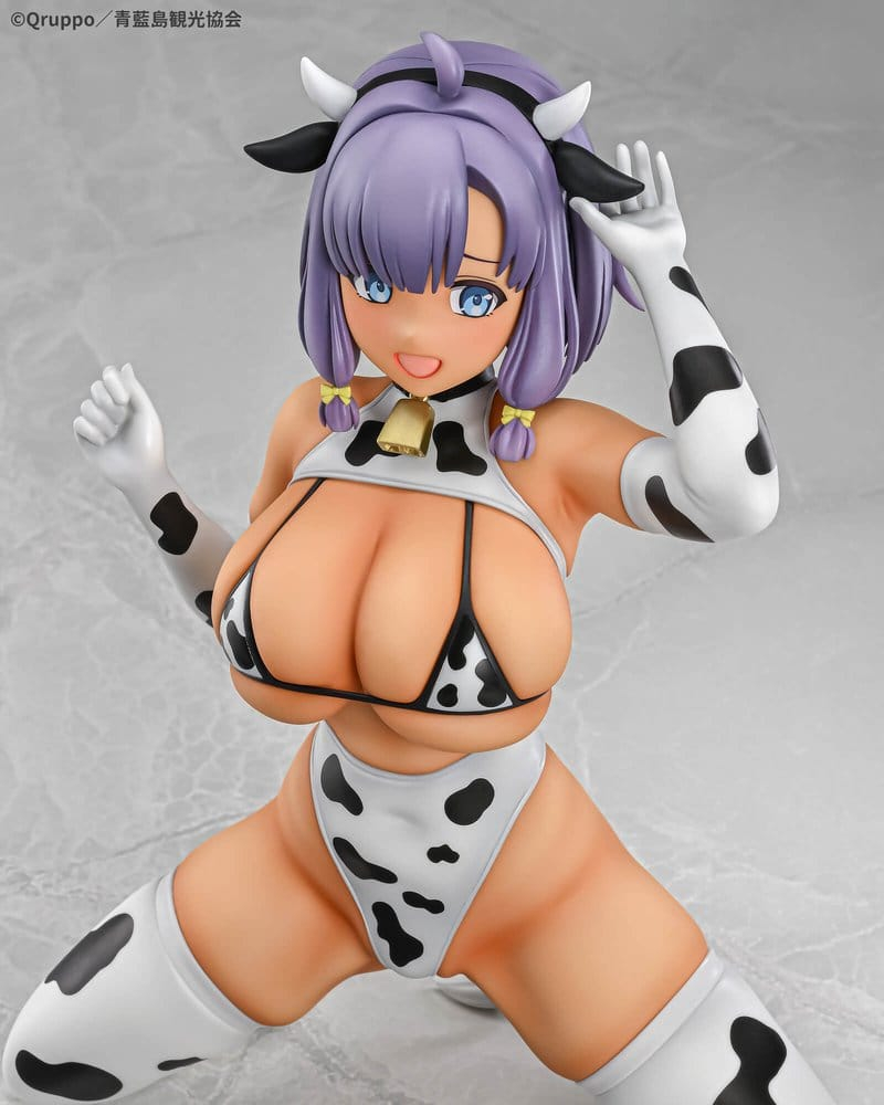 Nukitashi The Animation PVC Statue 1/5 Misaki Hotori Cow print costume Tanned Ver. 22 cm [4]