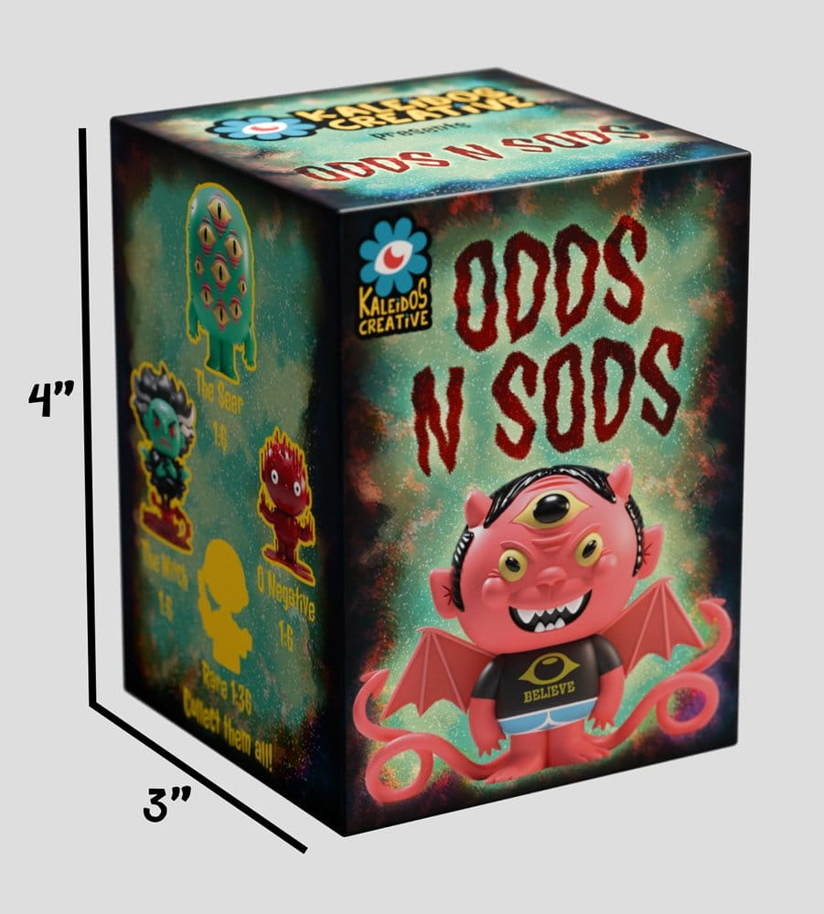 Odds N Sods Mini Figures S1 6 cm Blind Box Display (6) [8]