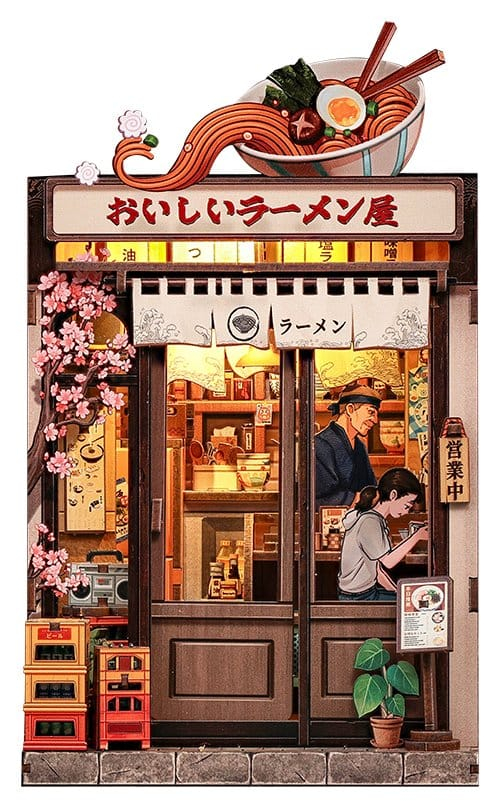 Oishii Kyoto - DIY Miniature House Kit cu LED [10]