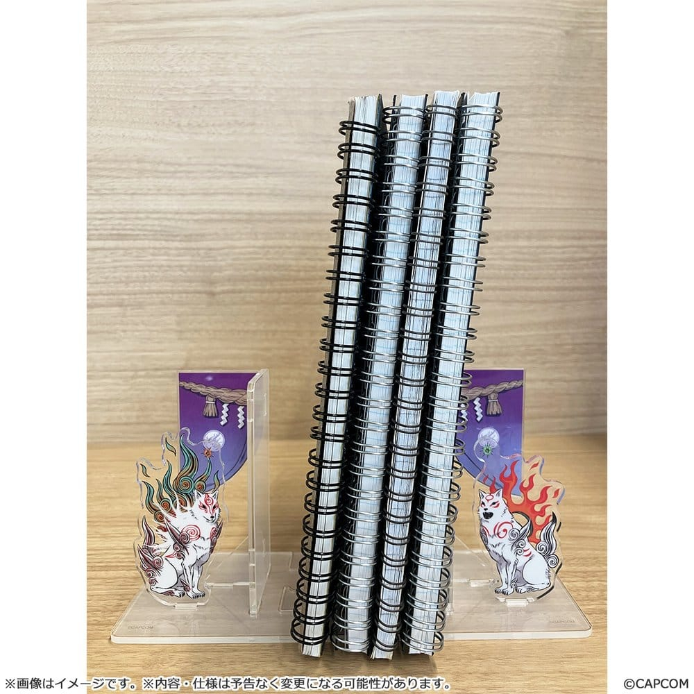 Okami 20th Anniversary Reprint Art Project Acrylic Bookends 14 cm [3]