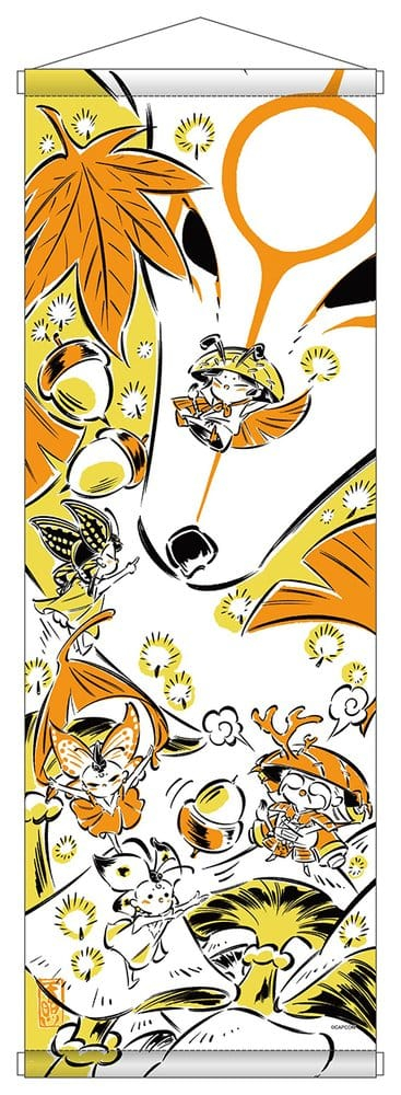 Okami 20th Anniversary Reprint Art Project Tapestry Autumn 74 x 28 x 2 cm [3]