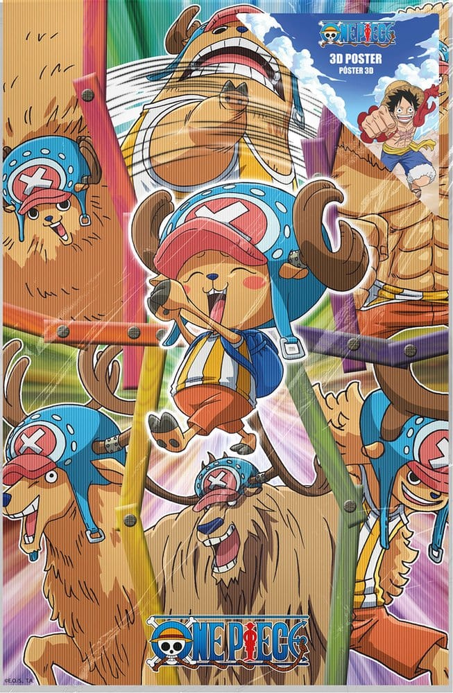 One Piece 3D Poster Chopper 38 x 58 cm [2]