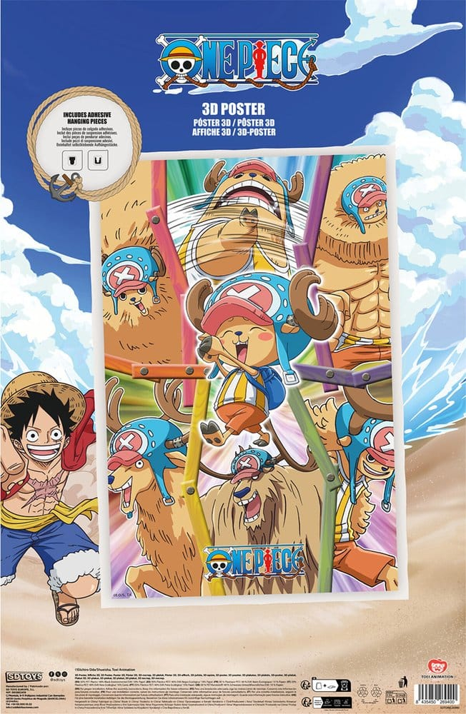 One Piece 3D Poster Chopper 38 x 58 cm [3]