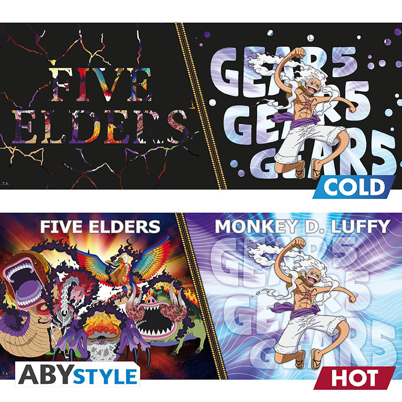 One Piece Cana Termosensibila Gear 5 Luffy vs Five Elders 460 ml [4]