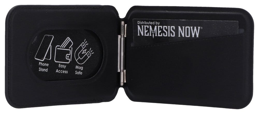 One Piece Card Holder Luffy Jolly Roger Black 10 cm [3]