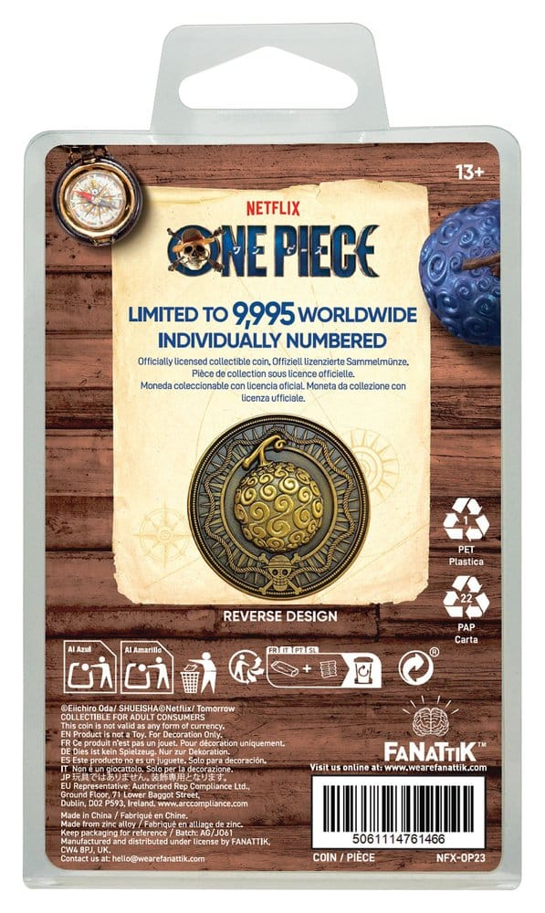 One Piece Collectable Coin Gum Gum Coin Limited Edition 4 cm [2]