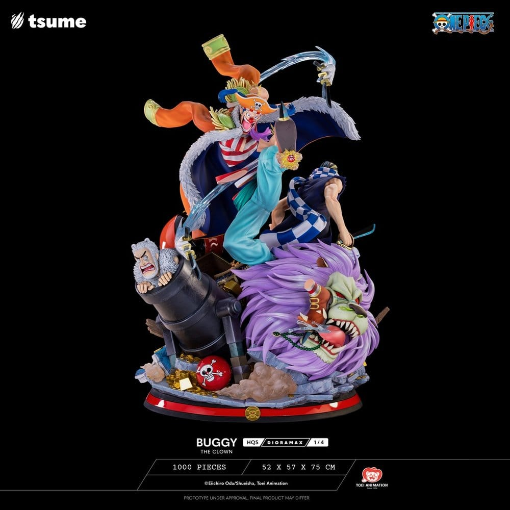 One Piece HQS Dioramax Figure 1/4 Buggy the Clown [3]